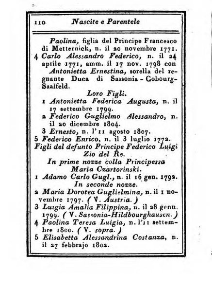 Almanacco di corte