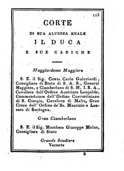 Almanacco di corte