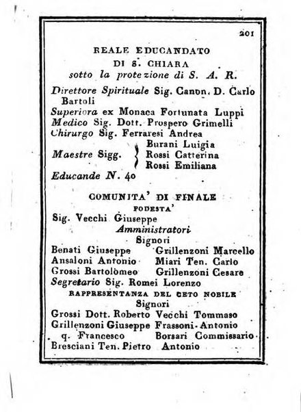 Almanacco di corte