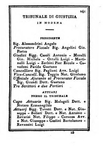 Almanacco di corte