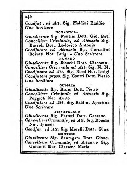 Almanacco di corte