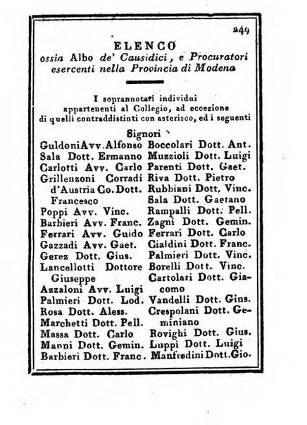 Almanacco di corte