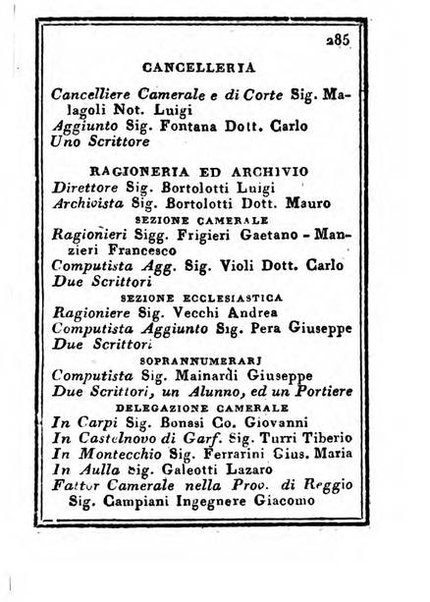 Almanacco di corte