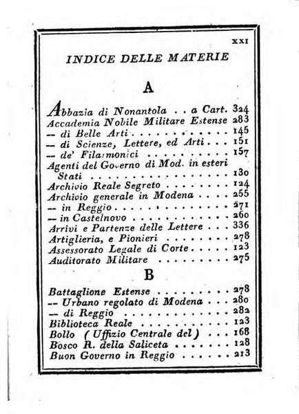 Almanacco di corte