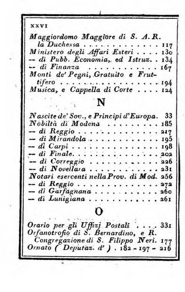 Almanacco di corte