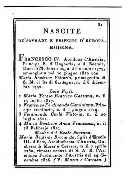 Almanacco di corte