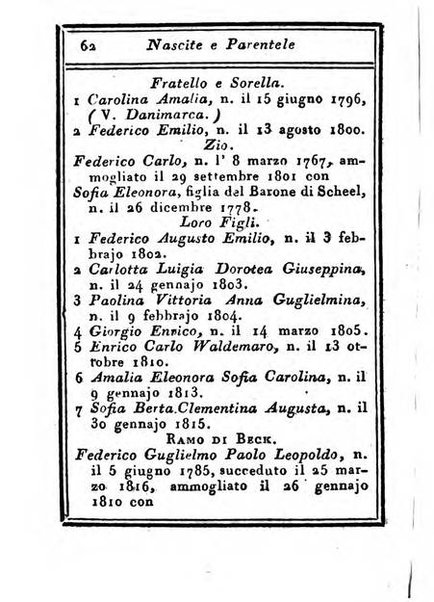 Almanacco di corte