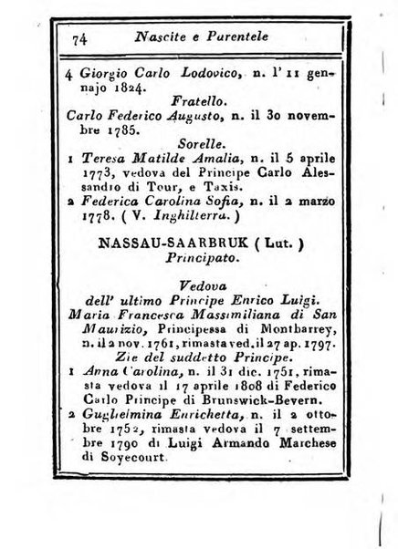 Almanacco di corte