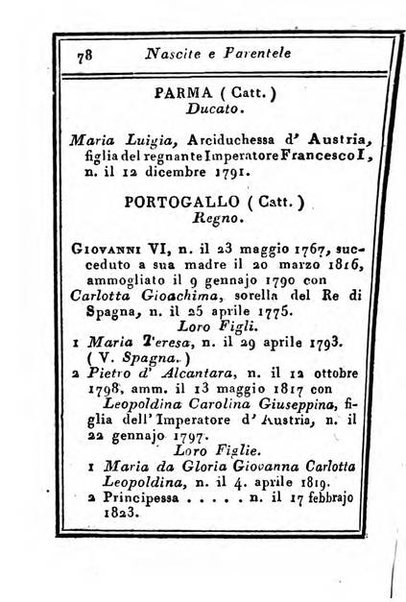 Almanacco di corte