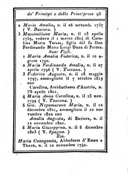 Almanacco di corte