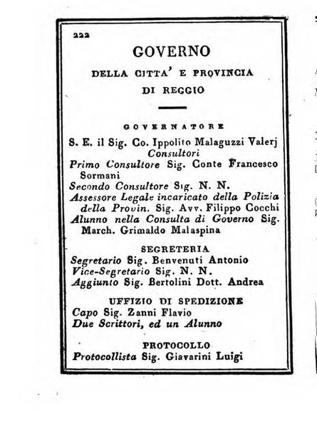 Almanacco di corte