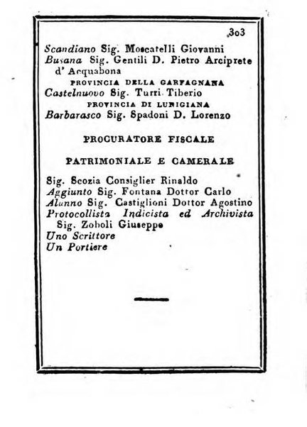 Almanacco di corte