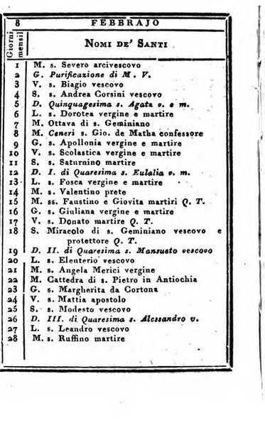 Almanacco di corte