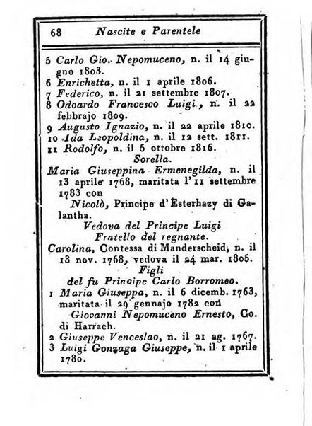 Almanacco di corte