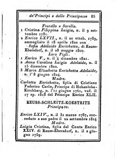 Almanacco di corte