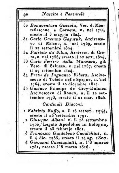 Almanacco di corte