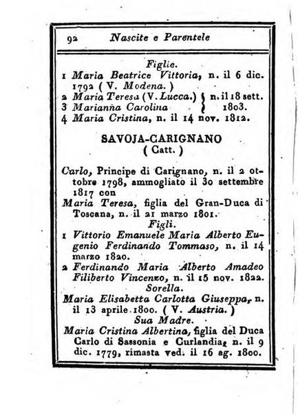 Almanacco di corte