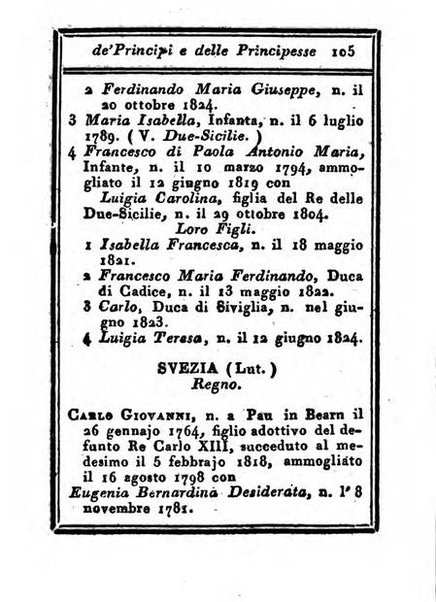 Almanacco di corte