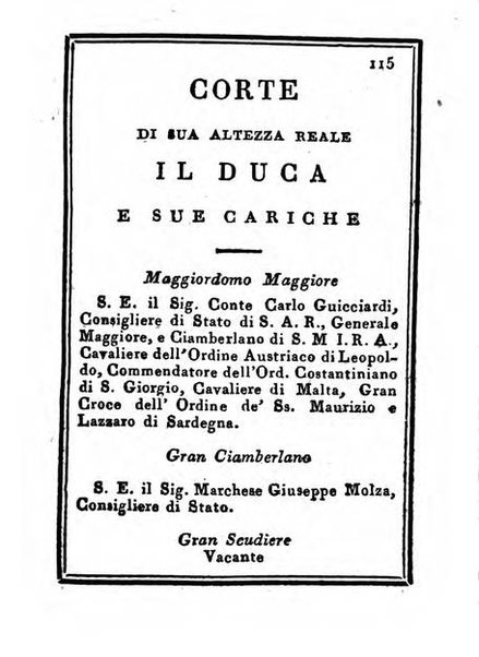 Almanacco di corte