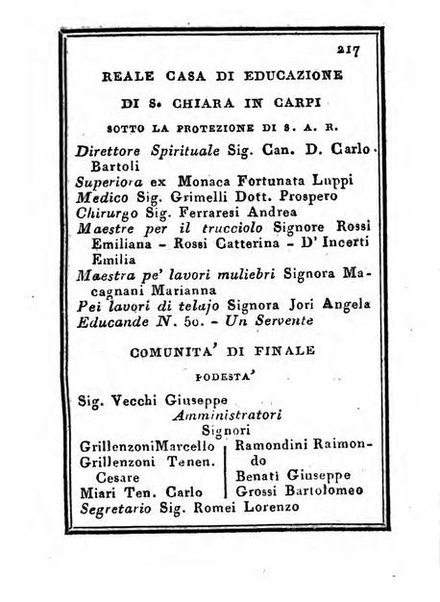 Almanacco di corte