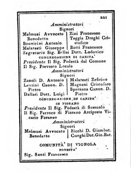 Almanacco di corte