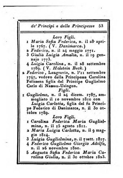 Almanacco di corte