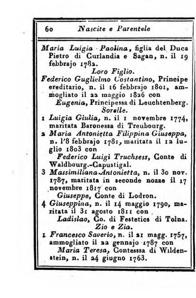 Almanacco di corte