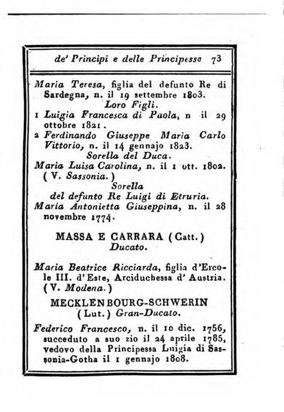 Almanacco di corte