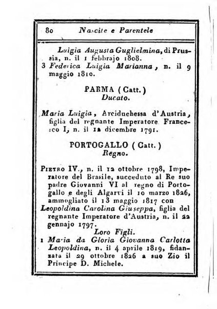 Almanacco di corte