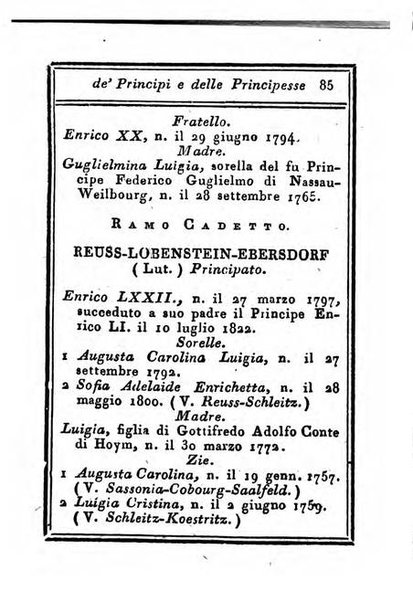 Almanacco di corte