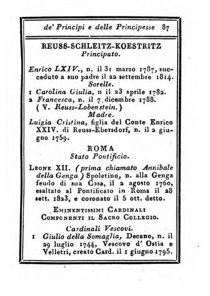 Almanacco di corte