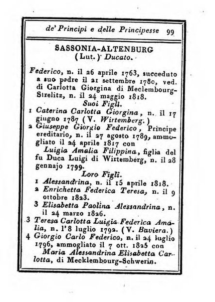 Almanacco di corte