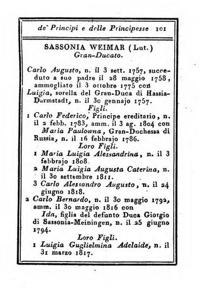 Almanacco di corte