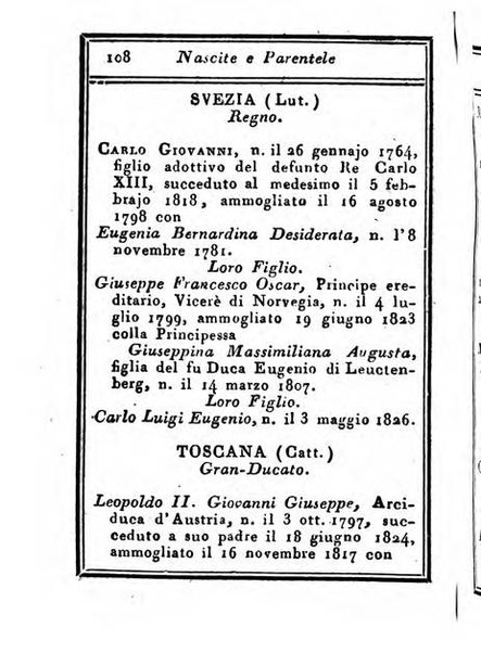 Almanacco di corte