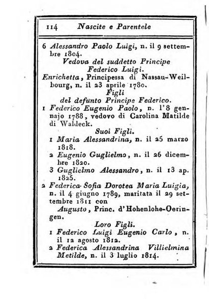 Almanacco di corte