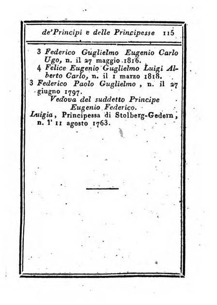 Almanacco di corte