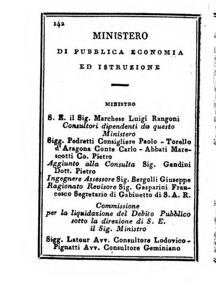 Almanacco di corte