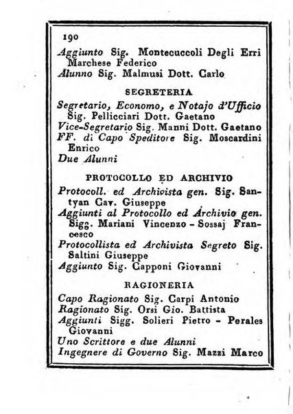 Almanacco di corte