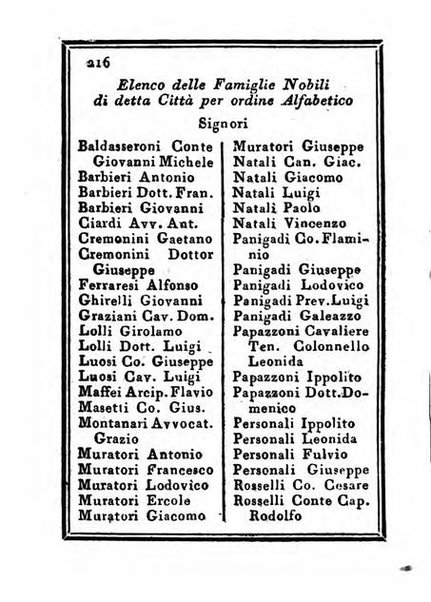 Almanacco di corte