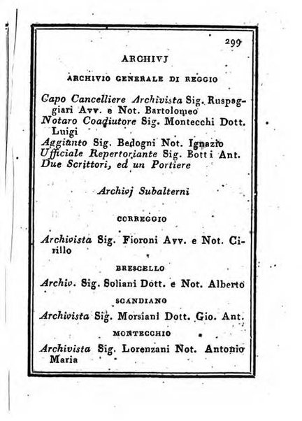 Almanacco di corte