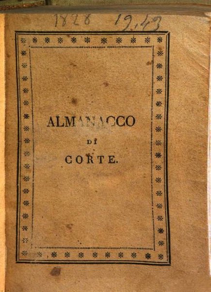 Almanacco di corte