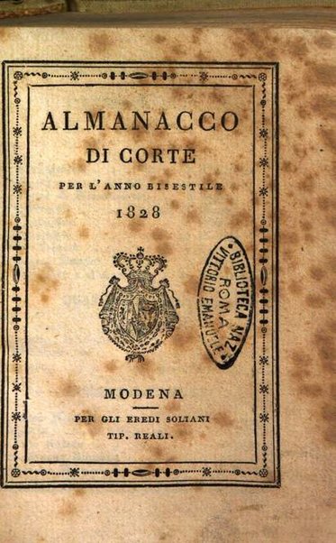 Almanacco di corte