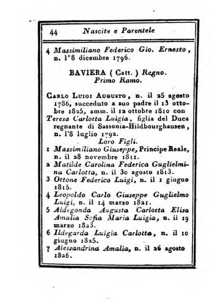 Almanacco di corte