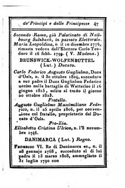 Almanacco di corte