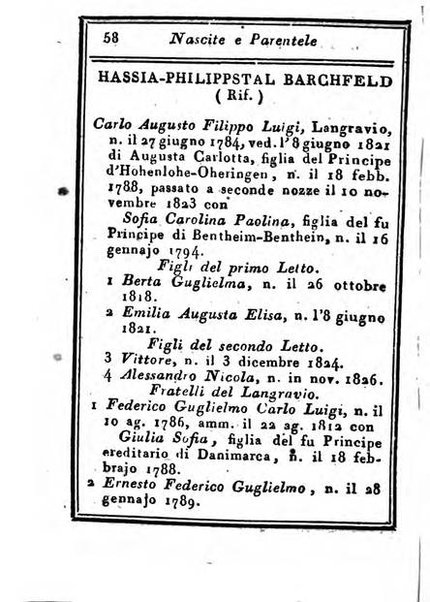 Almanacco di corte