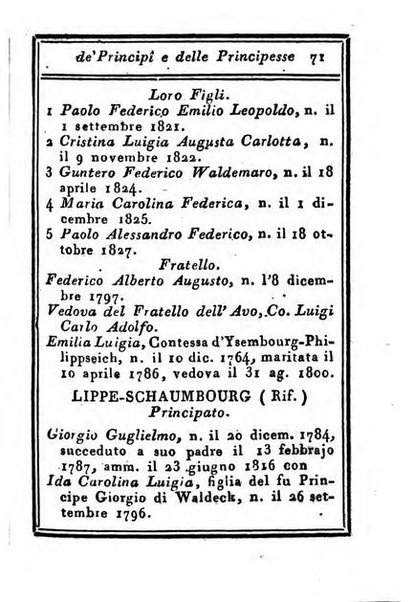 Almanacco di corte