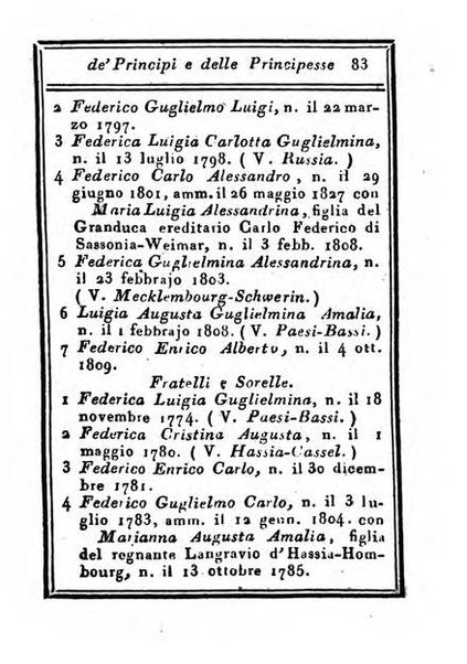 Almanacco di corte