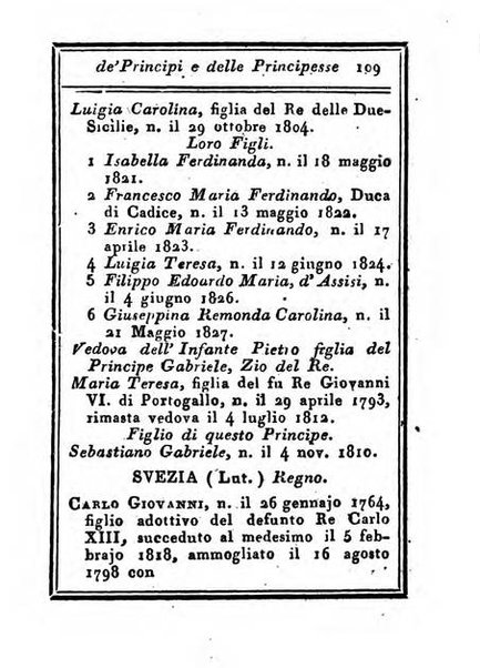 Almanacco di corte