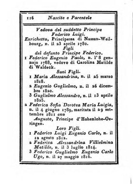 Almanacco di corte