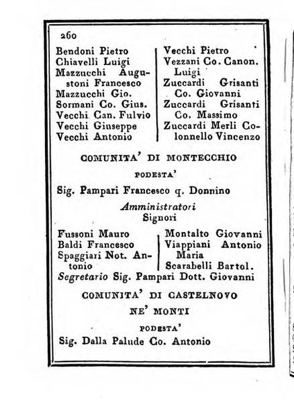 Almanacco di corte